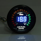 2 Inch 52MM 20 LED Digital Coche Relación aire-combustible Monitor Medidor de carrera 
